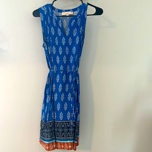 Loft dress with batik pattern